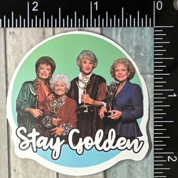🌀10/$10🌀 Golden Girls Reusable Sticker Decal - Picture 1 of 1